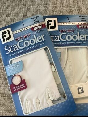 FootJoy StaCooler Women's Golf Glove - White